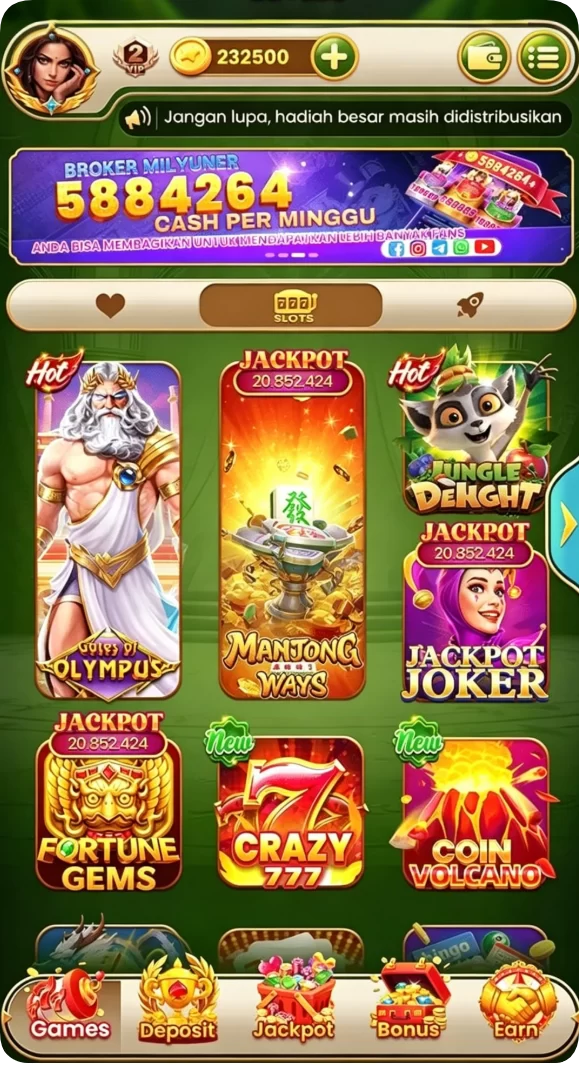 Tampilan utama aplikasi Review Aplikasi tunas4d yang intuitif dan efisien.