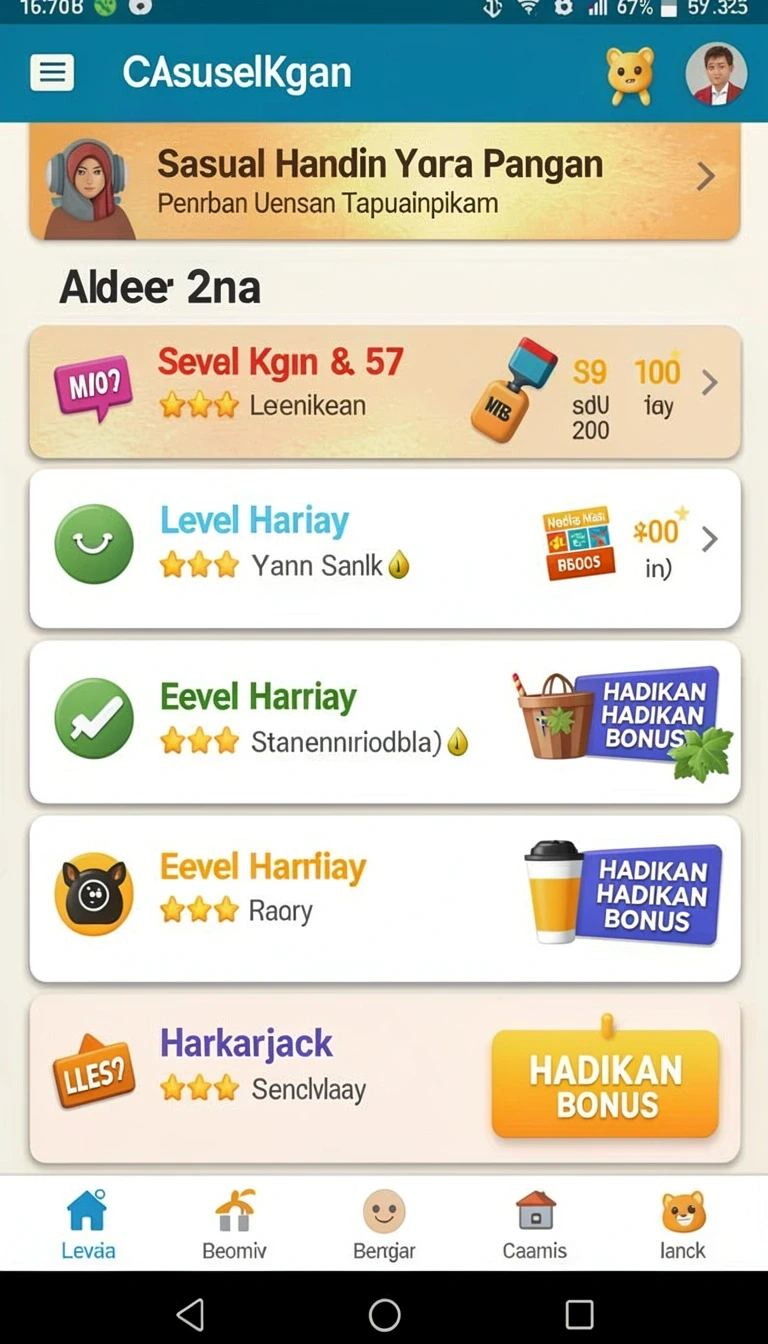 Tampilan utama aplikasi Review Aplikasi hitnspin yang intuitif dan efisien.